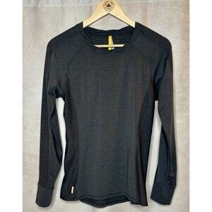 Lole Gray Long Sleeve Activewear Top Women’s Small Reflective